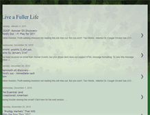 Tablet Screenshot of liveafullerlife.blogspot.com