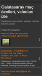 Mobile Screenshot of galatasaray-videolari.blogspot.com