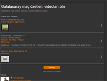 Tablet Screenshot of galatasaray-videolari.blogspot.com