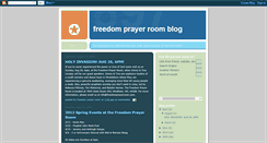 Desktop Screenshot of freedomprayerroom.blogspot.com