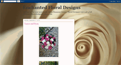 Desktop Screenshot of enchantedfloraldesigns.blogspot.com