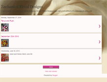 Tablet Screenshot of enchantedfloraldesigns.blogspot.com