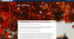 Desktop Screenshot of mrsburzynskiclass.blogspot.com