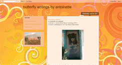 Desktop Screenshot of butteflywritings.blogspot.com