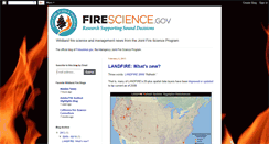 Desktop Screenshot of firesciencegov.blogspot.com