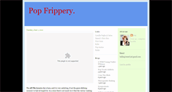 Desktop Screenshot of popfrippery.blogspot.com