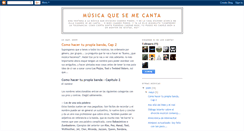 Desktop Screenshot of musicaquesemecanta.blogspot.com