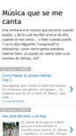 Mobile Screenshot of musicaquesemecanta.blogspot.com