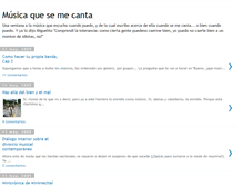 Tablet Screenshot of musicaquesemecanta.blogspot.com