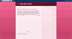 Desktop Screenshot of news-miley.blogspot.com