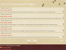 Tablet Screenshot of housegroupdiary.blogspot.com