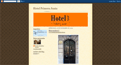 Desktop Screenshot of hotelprimerajunta.blogspot.com