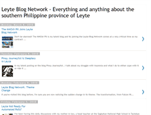 Tablet Screenshot of leyteblognetwork.blogspot.com