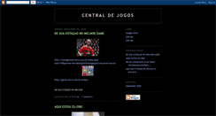 Desktop Screenshot of centraldejogos.blogspot.com