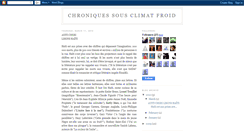 Desktop Screenshot of chroniquesousclimatfroid.blogspot.com