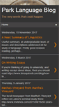 Mobile Screenshot of parklanguage.blogspot.com