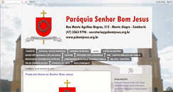 Desktop Screenshot of paroquiadobomjesus.blogspot.com