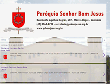 Tablet Screenshot of paroquiadobomjesus.blogspot.com
