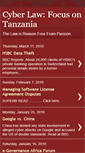 Mobile Screenshot of e-commercelawfocusontanzania.blogspot.com