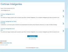 Tablet Screenshot of cortinasinteligentes.blogspot.com
