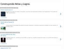 Tablet Screenshot of construyendometas.blogspot.com