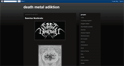 Desktop Screenshot of deathmetalstoryx.blogspot.com