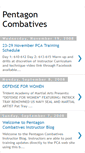 Mobile Screenshot of pentagoncombatives.blogspot.com