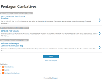 Tablet Screenshot of pentagoncombatives.blogspot.com