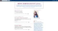 Desktop Screenshot of missnorthhaven2009.blogspot.com