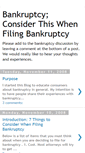 Mobile Screenshot of consideringfilingforbankruptcy.blogspot.com