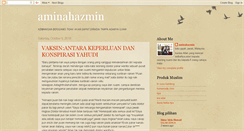 Desktop Screenshot of aminahazmin.blogspot.com