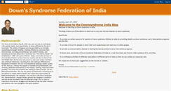 Desktop Screenshot of downsyndromeindia.blogspot.com