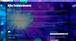 Desktop Screenshot of albacomplementos.blogspot.com