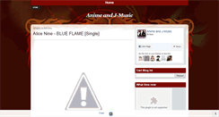 Desktop Screenshot of animemusicgames.blogspot.com