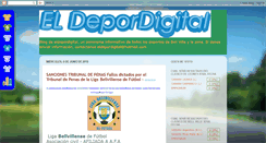 Desktop Screenshot of eldepordigital.blogspot.com