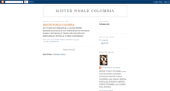 Desktop Screenshot of misterworldcolombia.blogspot.com