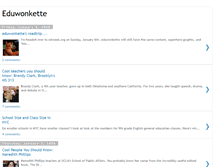 Tablet Screenshot of eduwonkette2.blogspot.com