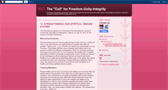 Desktop Screenshot of freedom-unity-integrity.blogspot.com