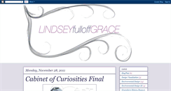 Desktop Screenshot of lindseyfullofgrace.blogspot.com