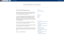 Desktop Screenshot of concernedcitizen.blogspot.com