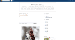 Desktop Screenshot of koyotehill.blogspot.com