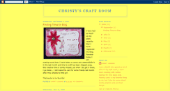 Desktop Screenshot of christyscraftroom.blogspot.com