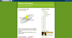 Desktop Screenshot of espaces-d-ouverture.blogspot.com