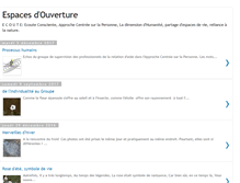 Tablet Screenshot of espaces-d-ouverture.blogspot.com