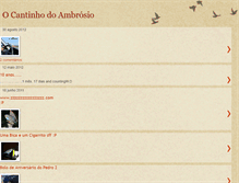 Tablet Screenshot of cantinhodoambrosio.blogspot.com