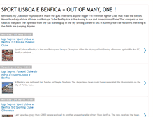 Tablet Screenshot of benficaisours.blogspot.com