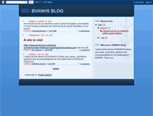 Tablet Screenshot of bvanhs.blogspot.com