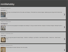 Tablet Screenshot of christina-minlillehobby.blogspot.com