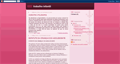 Desktop Screenshot of fefe-trabalhoinfantil.blogspot.com