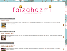 Tablet Screenshot of faizahazmi.blogspot.com